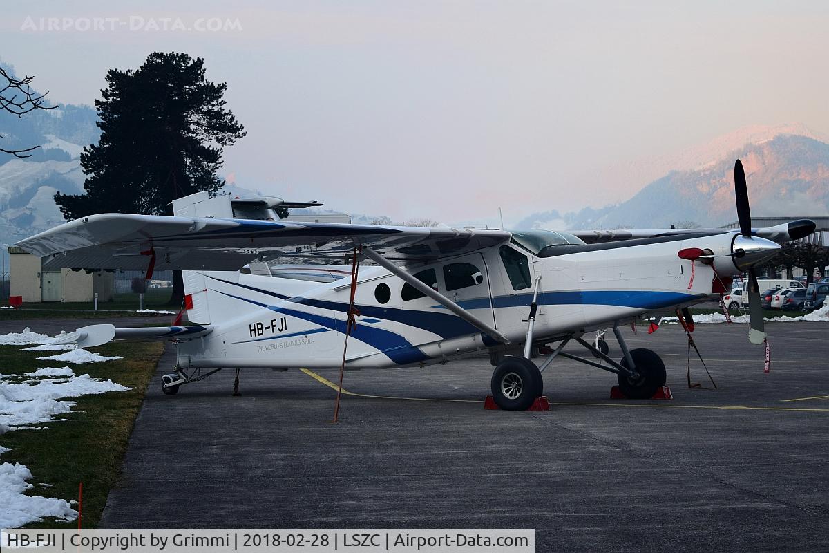 HB-FJI, 2015 Pilatus PC-6B2-H4 Turbo Porter C/N 1004, With 'THE WORLD'S LEADING STOL' titles