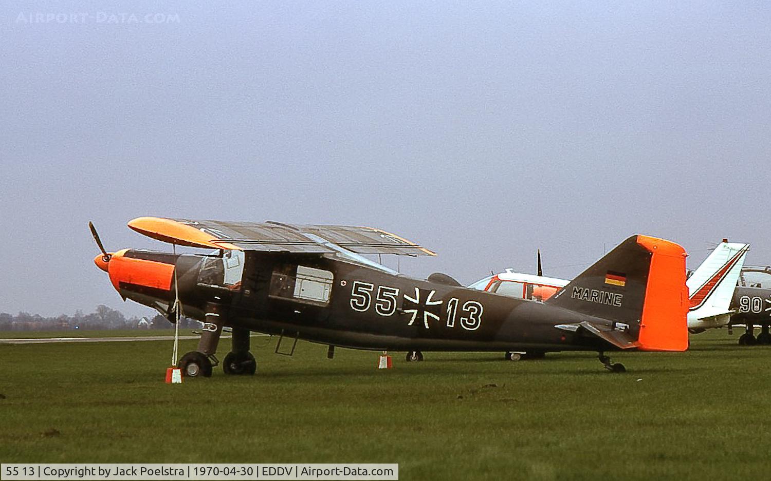 55 13, Dornier Do-27A-1 C/N 119, DO-27 of the German Navy at Hannover airport