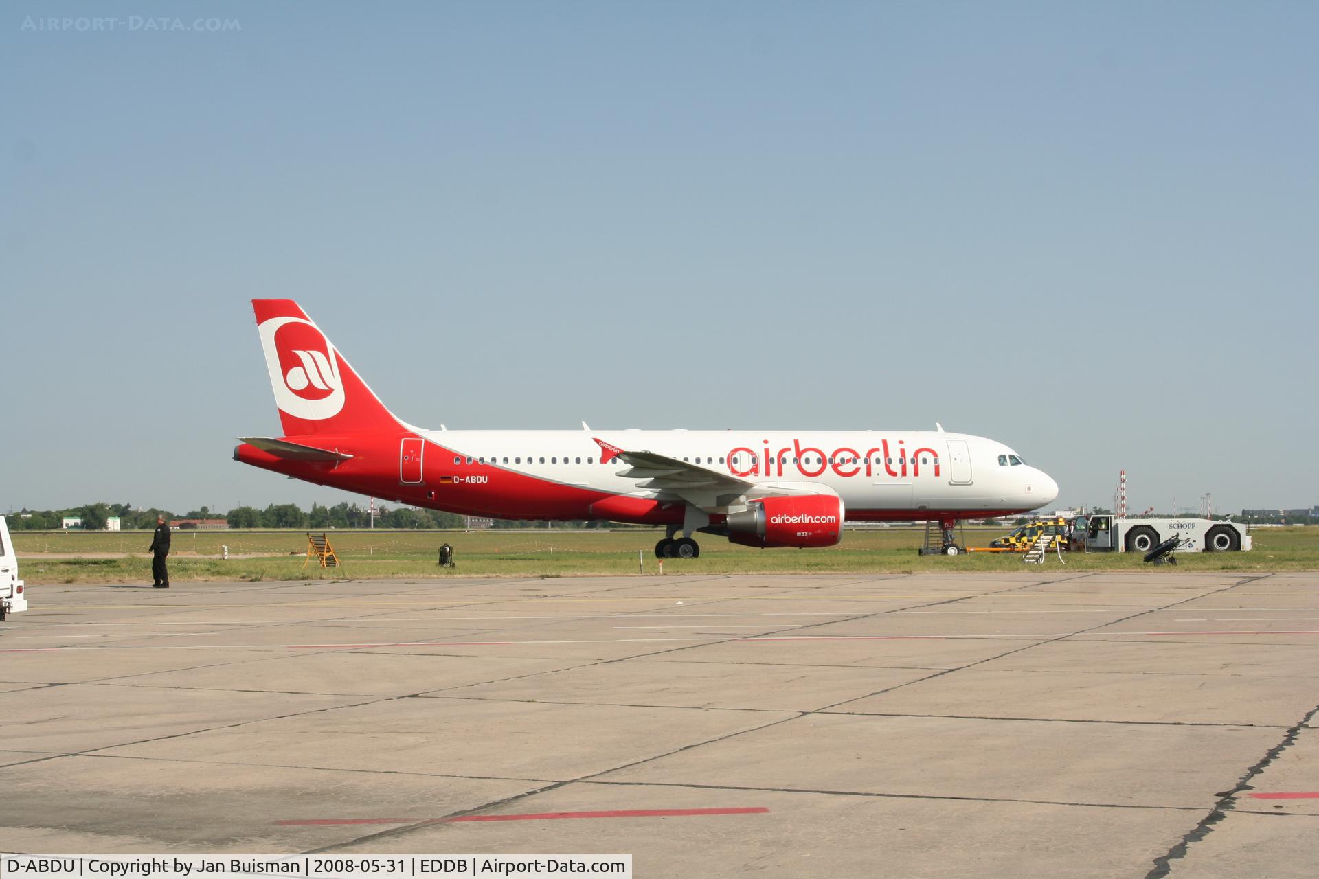 D-ABDU, 2008 Airbus A320-214 C/N 3516, airberlin