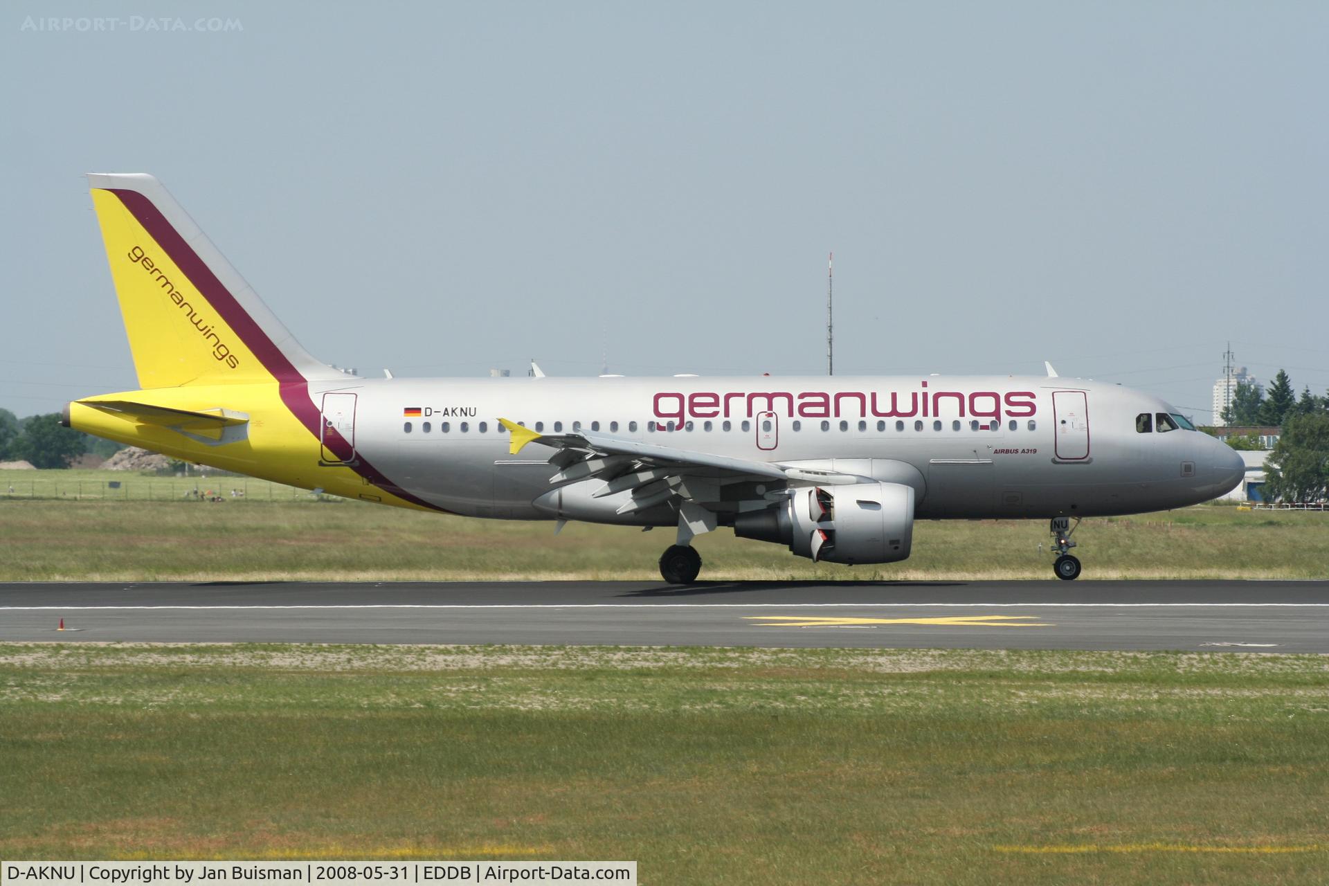 D-AKNU, 2005 Airbus A319-112 C/N 2628, Germanwings