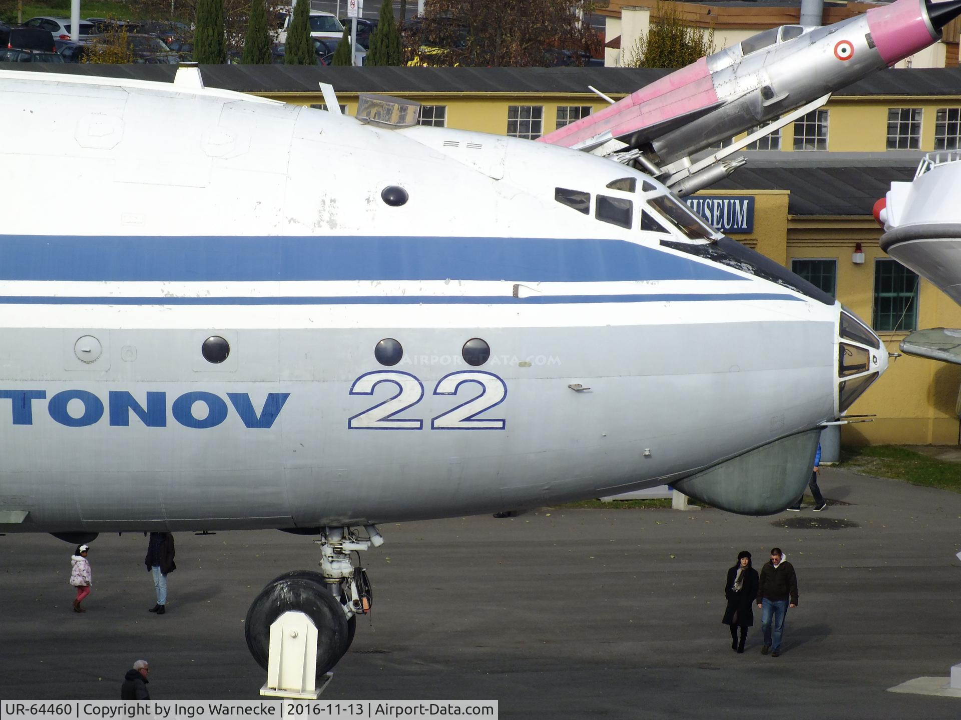 UR-64460, 1966 Antonov An-22 C/N 6340103, Antonov An-22 Antej COCK at the Technik-Museum, Speyer