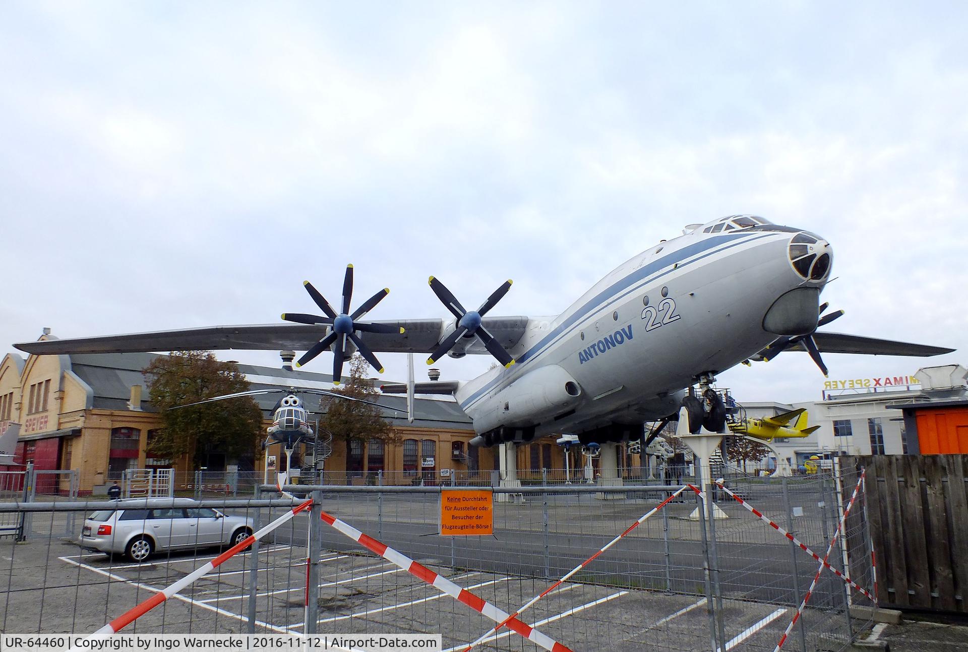 UR-64460, 1966 Antonov An-22 C/N 6340103, Antonov An-22 Antej COCK at the Technik-Museum, Speyer