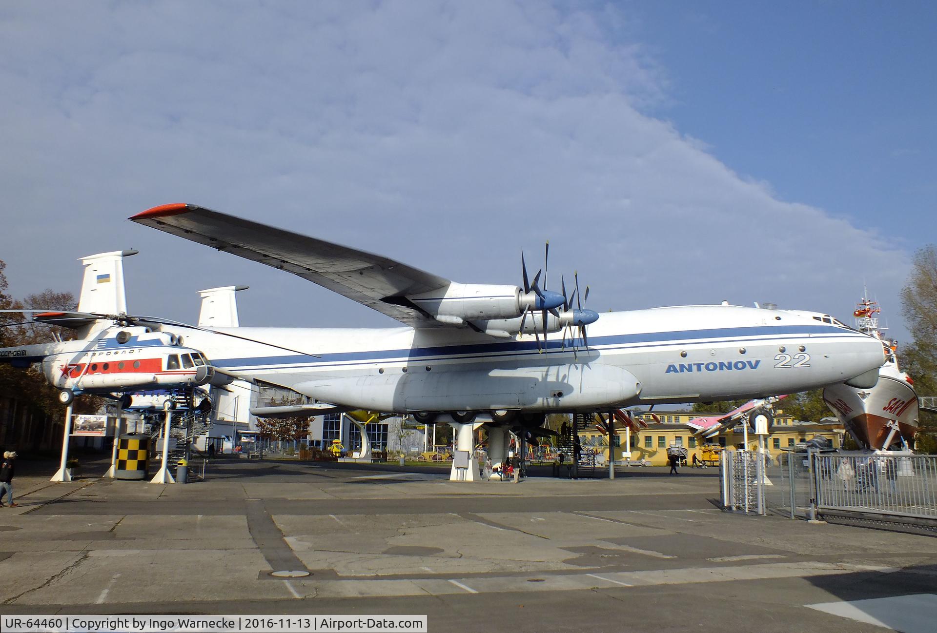 UR-64460, 1966 Antonov An-22 C/N 6340103, Antonov An-22 Antej COCK at the Technik-Museum, Speyer