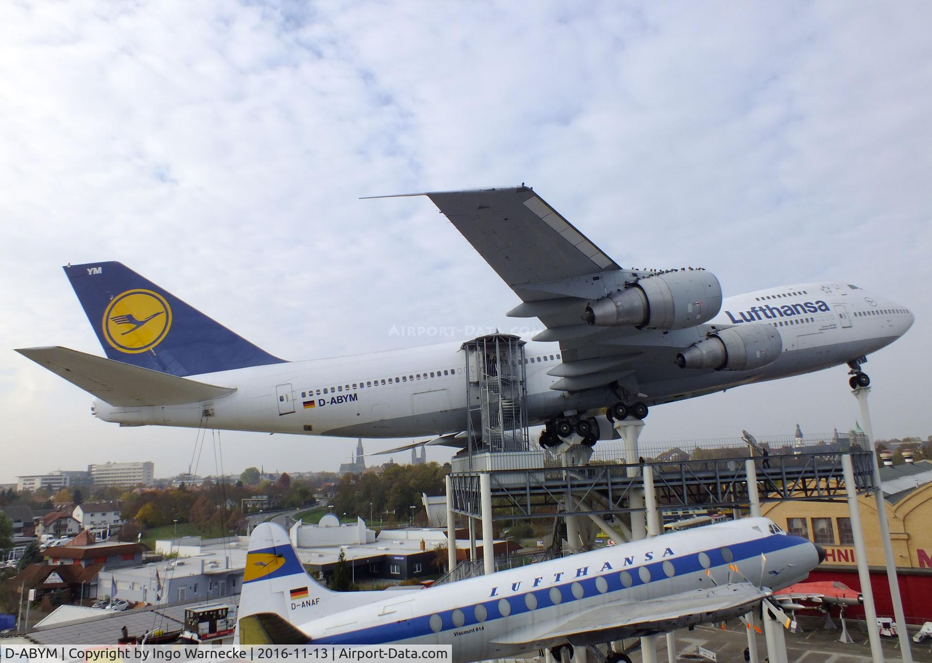 D-ABYM, 1978 Boeing 747-230BM C/N 21588, Boeing 747-230BM at the Technik-Museum, Speyer