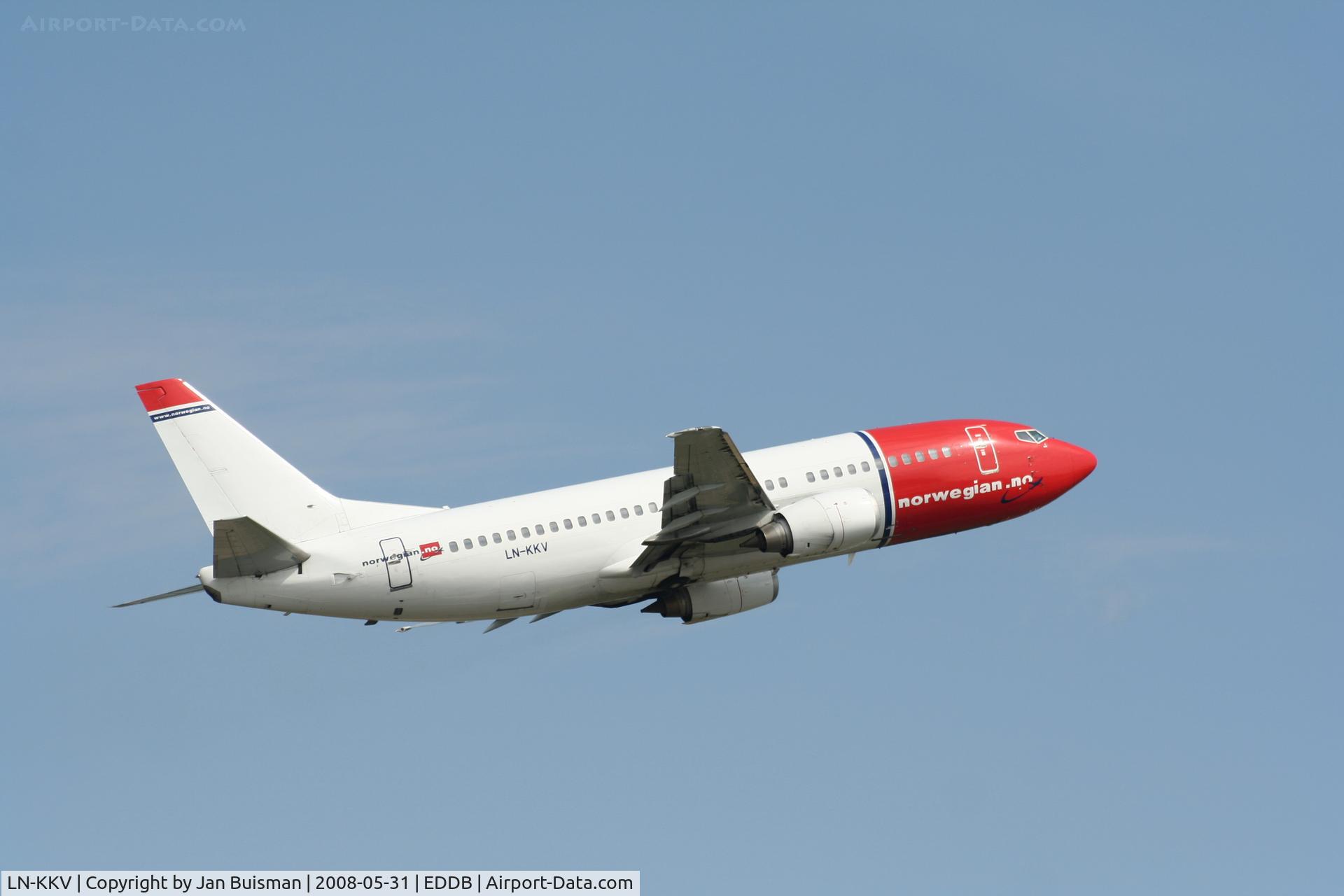 LN-KKV, 1993 Boeing 737-3Y5 C/N 25613, Norwegian