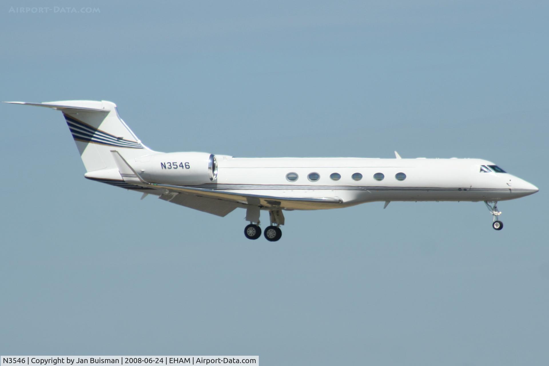 N3546, 2002 Gulfstream Aerospace G-V C/N 672, Corporate
