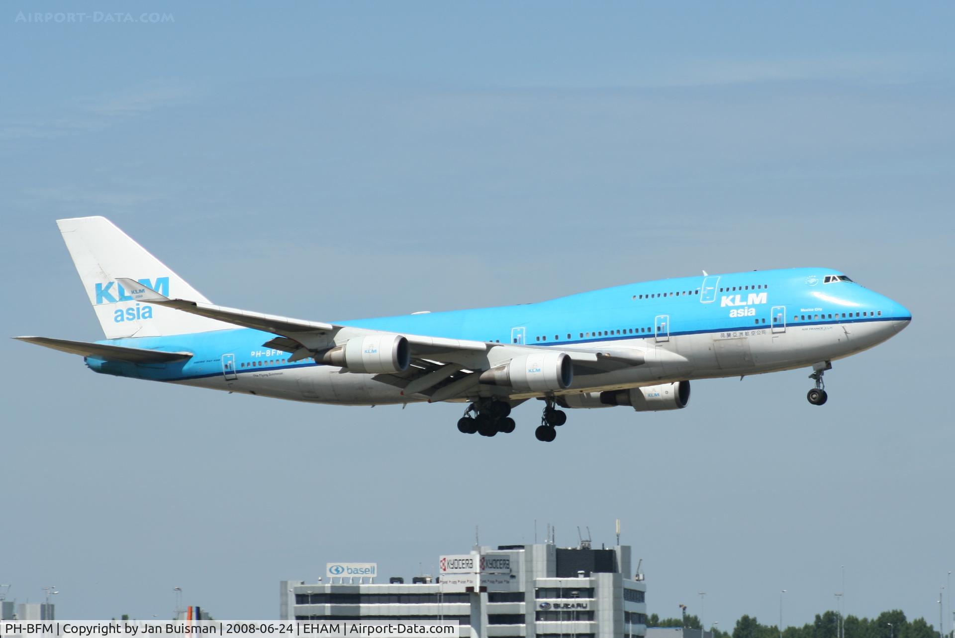 PH-BFM, 1992 Boeing 747-406BC C/N 26373, KLM asia