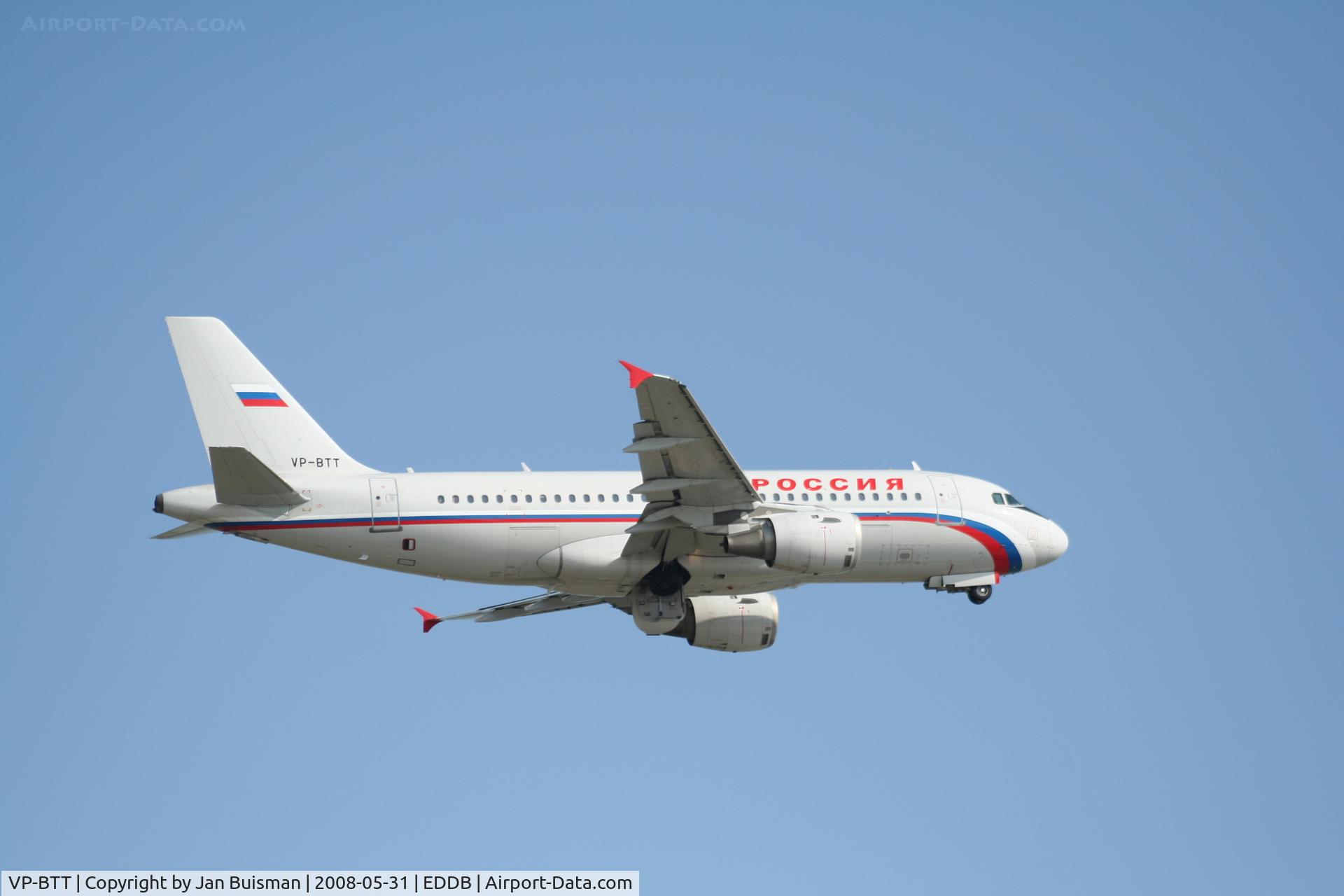 VP-BTT, 2000 Airbus A319-114 C/N 1167, Rossya