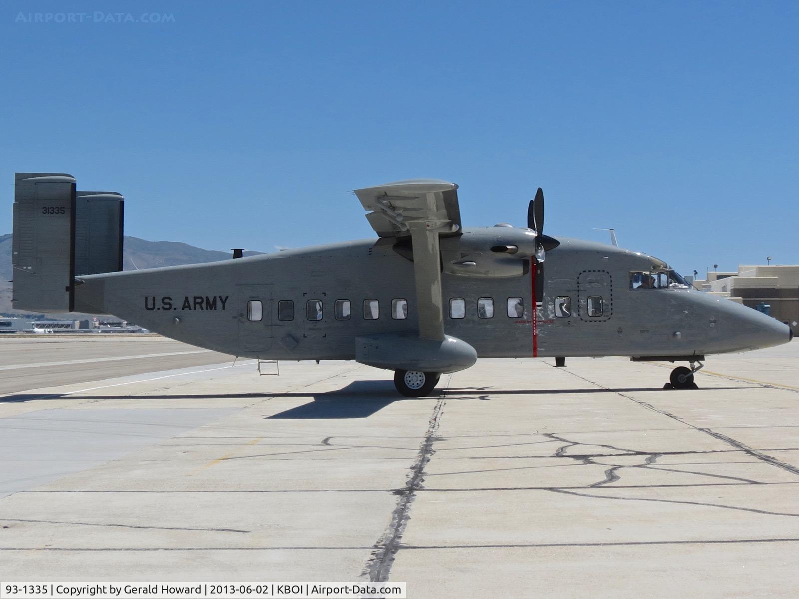 93-1335, 1990 Short C-23C Sherpa C/N SH3419, Parked on south GA ramp.