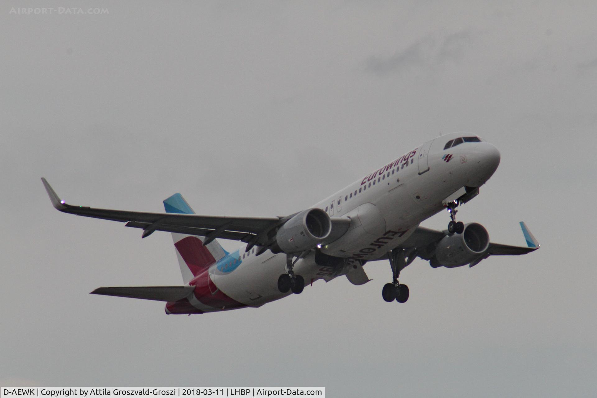 D-AEWK, 2016 Airbus A320-214 C/N 7261, Budapest Ferihegy International Airport, Hungary