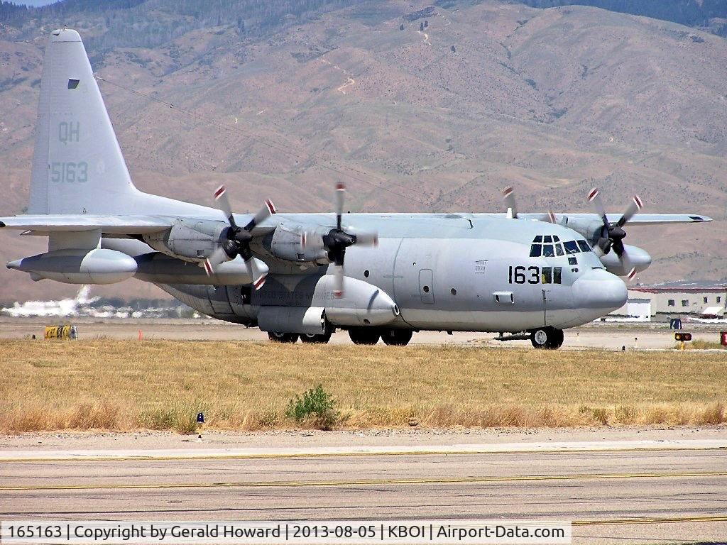 165163, 1993 Lockheed KC-130T Hercules C/N 382-5340, Taxiing off RWY 10R.