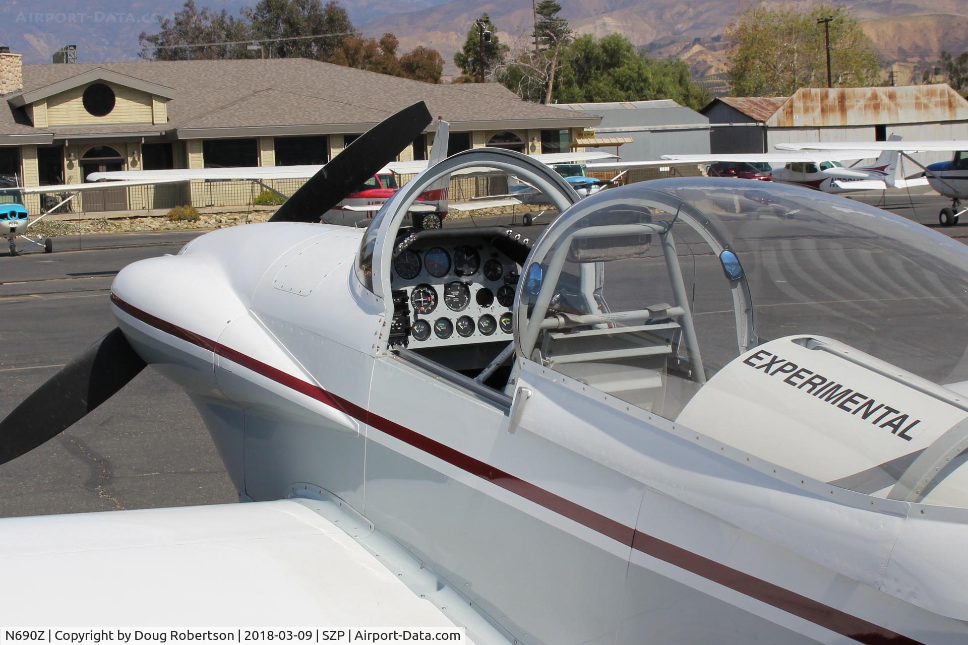 N690Z, 1992 Vans RV-4 C/N 2029, 1992 Kalisz Vans RV-4, Lycoming O&VO-360 180 Hp, full panel