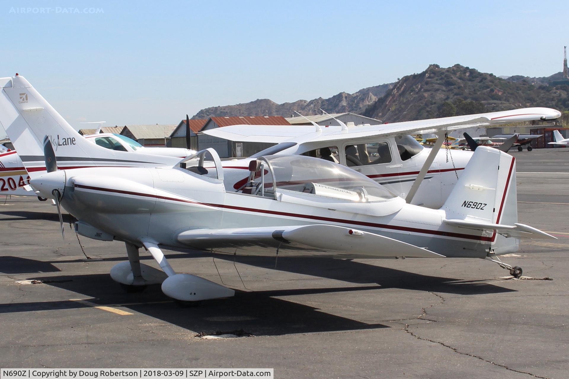 N690Z, 1992 Vans RV-4 C/N 2029, 1992 Kalisz VANs RV-4, Lycoming O&VO-360 180 Hp