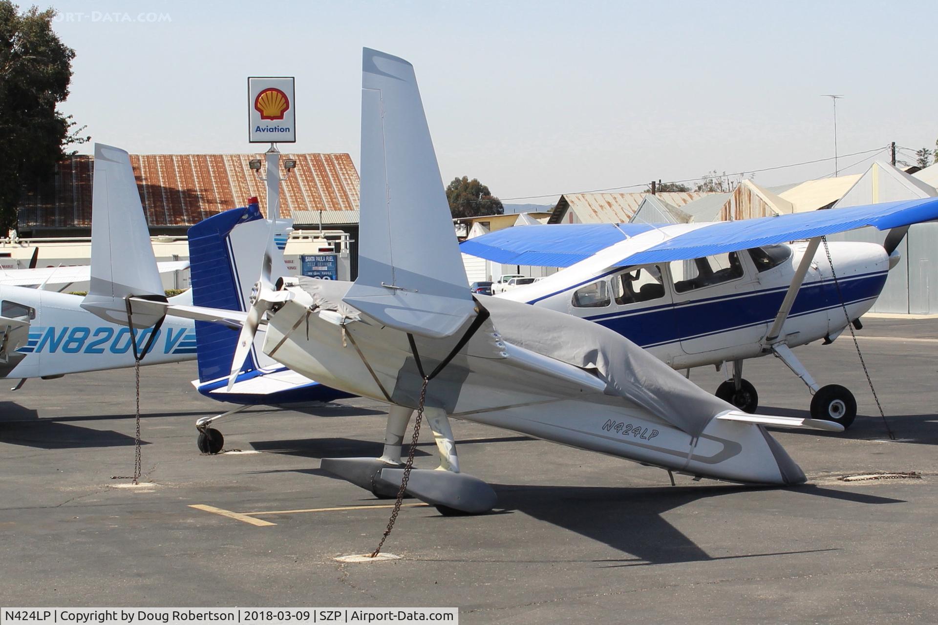 N424LP, Rutan Long-EZ C/N POLK 24, 2003 Pollock RUTAN LONG EZE, pusher engine, two-place