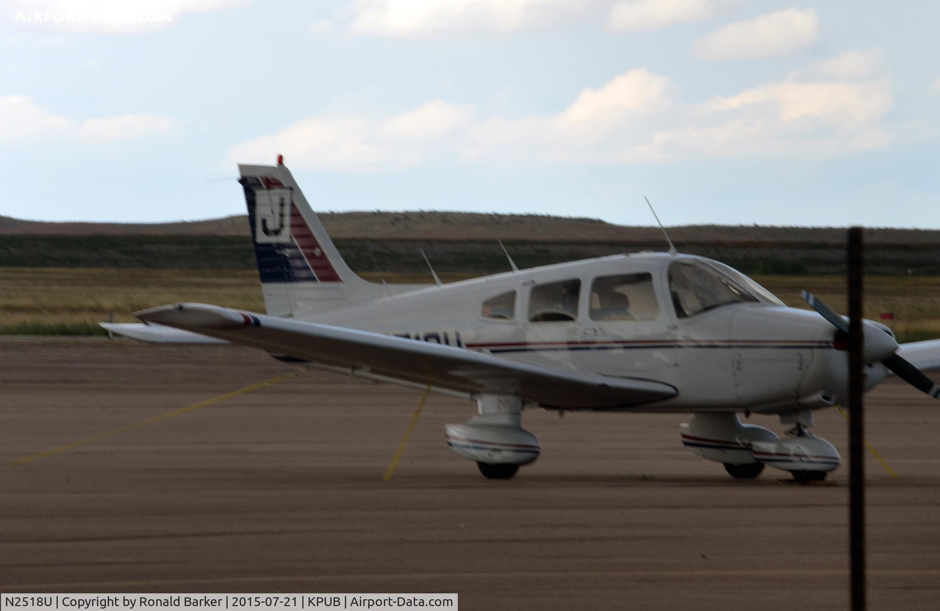 N2518U, 1979 Piper PA-28-161 C/N 28-8016027, On the ramp Pueblo