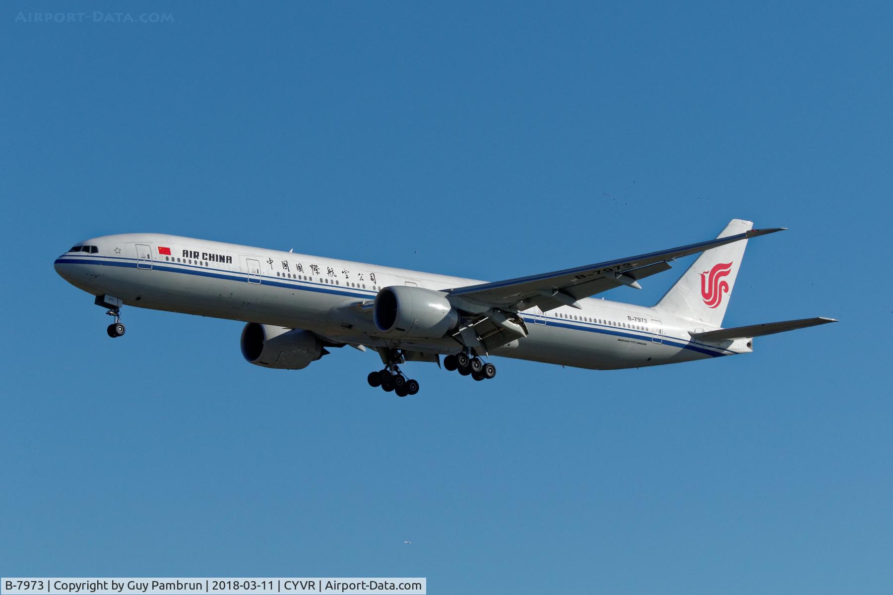 B-7973, 2016 Boeing 777-39L/ER C/N 63354, Landing