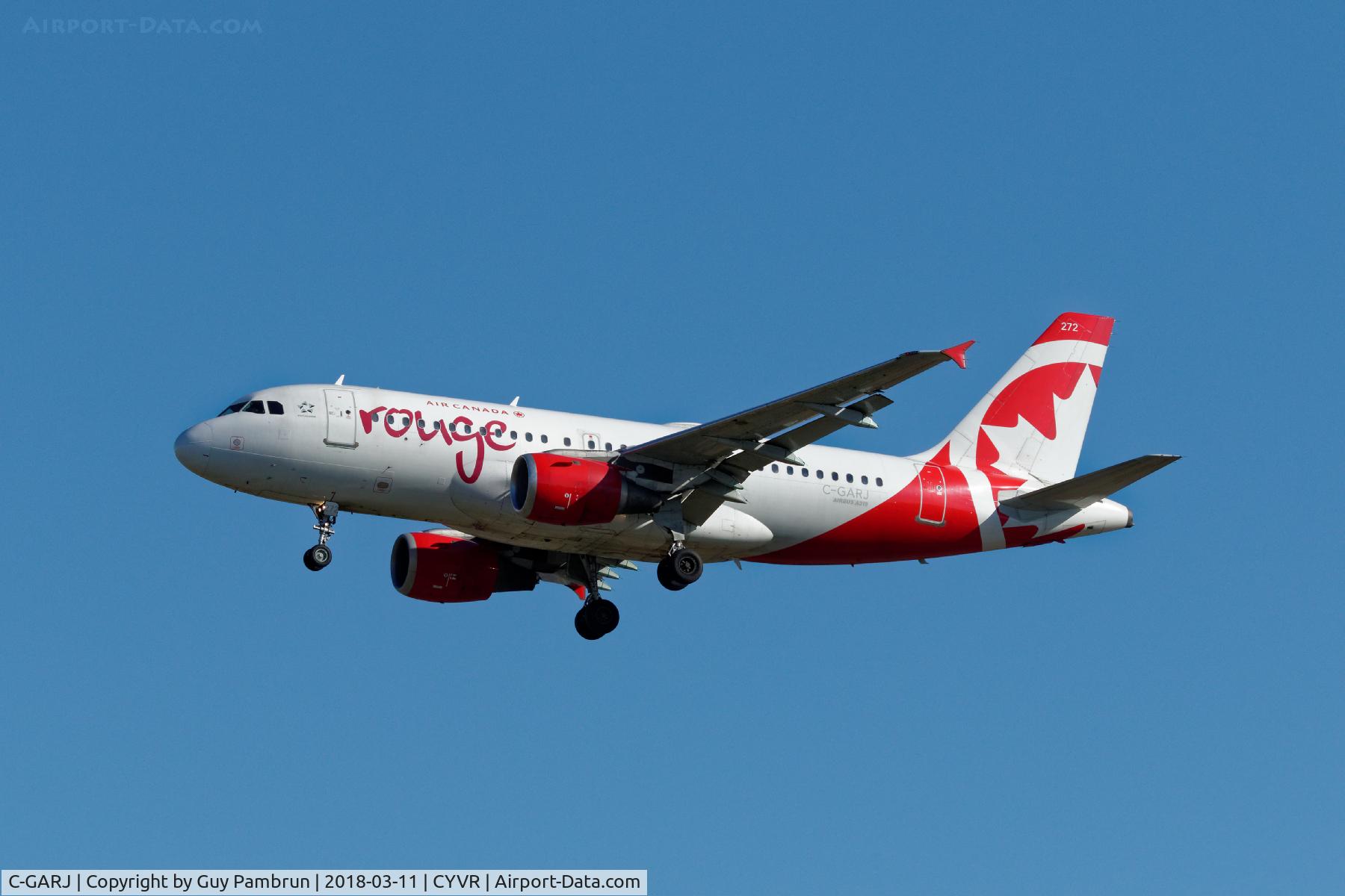 C-GARJ, 1997 Airbus A319-114 C/N 752, Landing