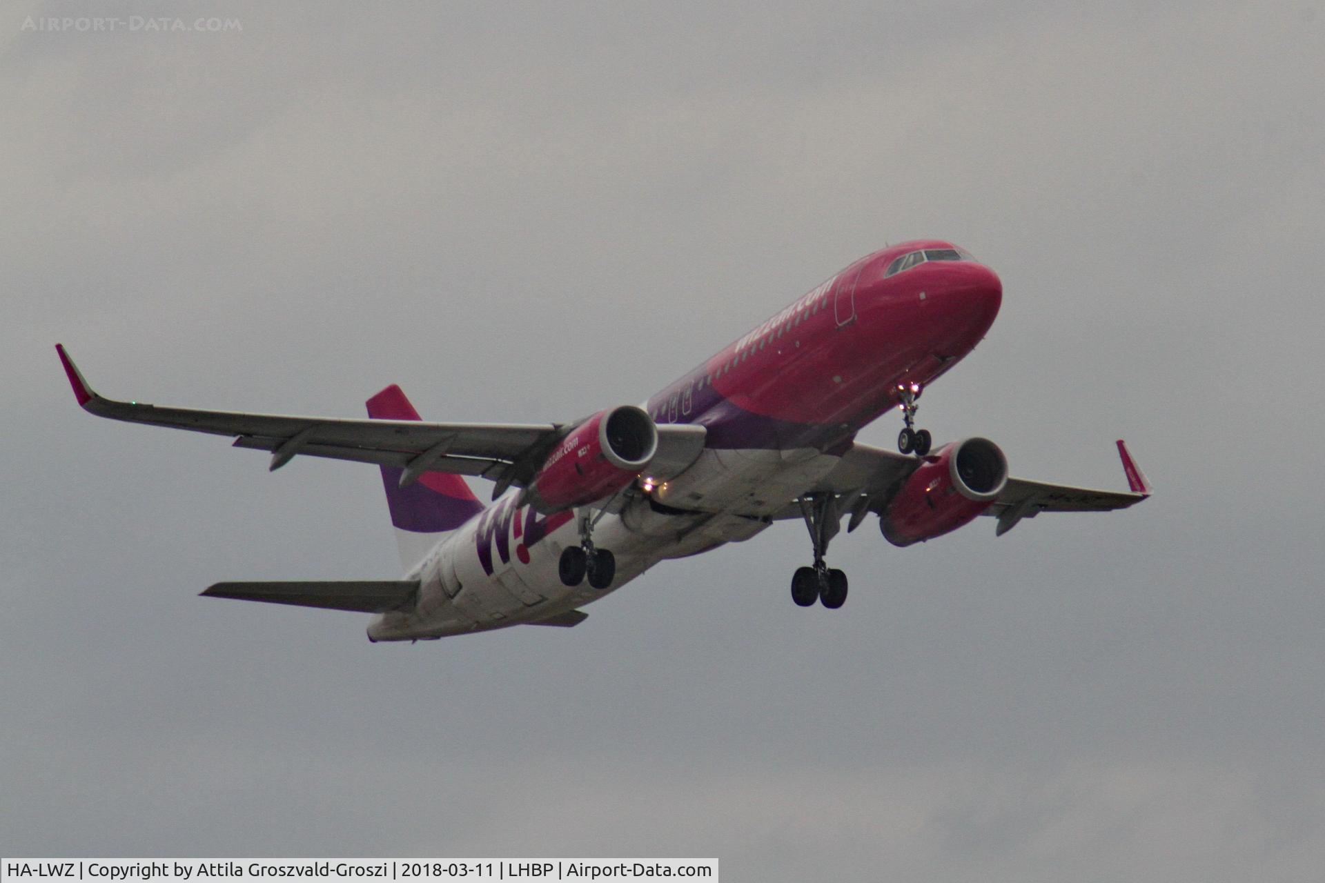 HA-LWZ, 2014 Airbus A320-232 C/N 6086, Budapest Ferihegy International Airport, Hungary