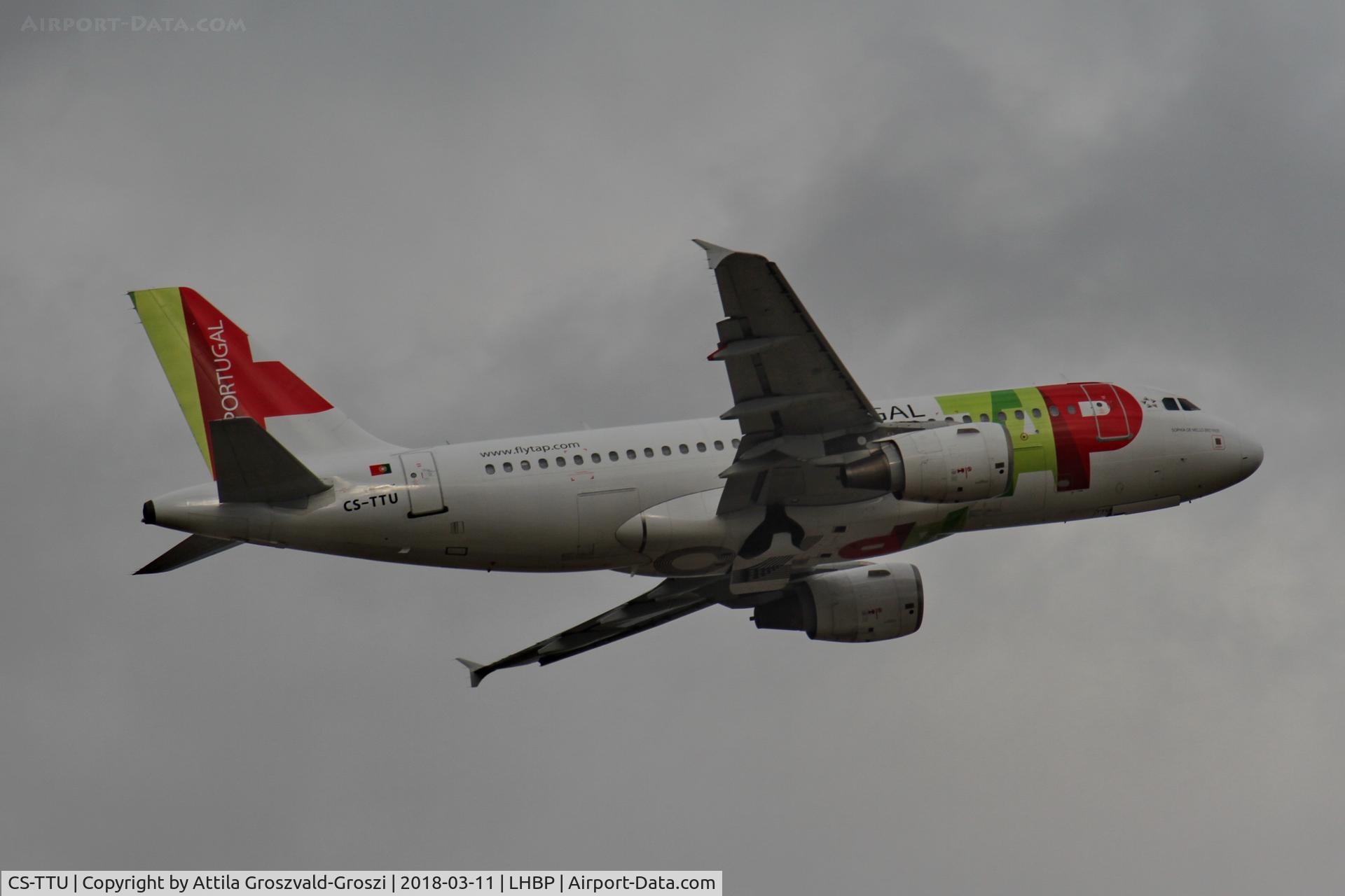 CS-TTU, 2002 Airbus A319-112 C/N 1668, Budapest Ferihegy International Airport, Hungary
