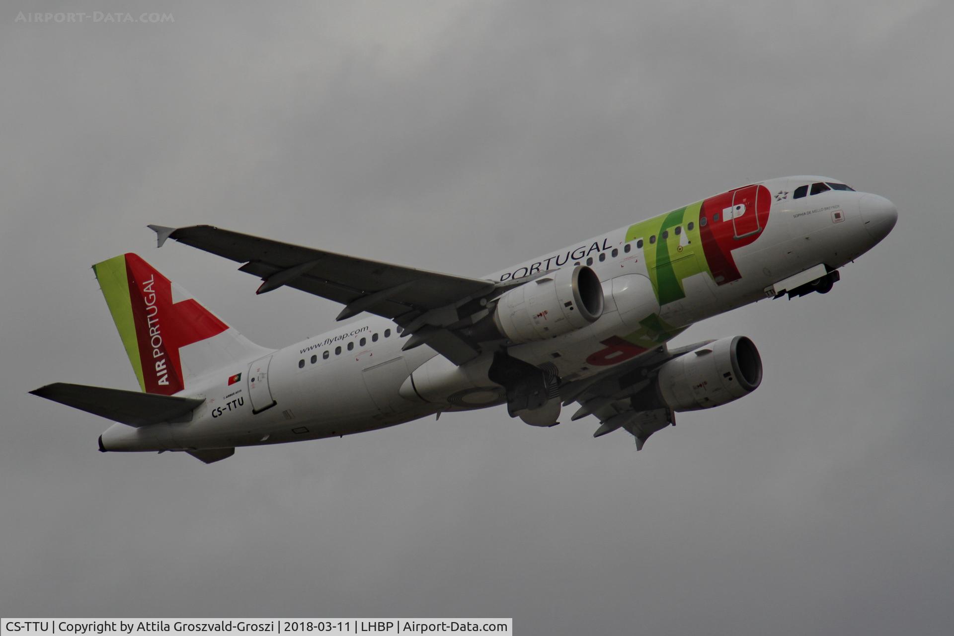 CS-TTU, 2002 Airbus A319-112 C/N 1668, Budapest Ferihegy International Airport, Hungary
