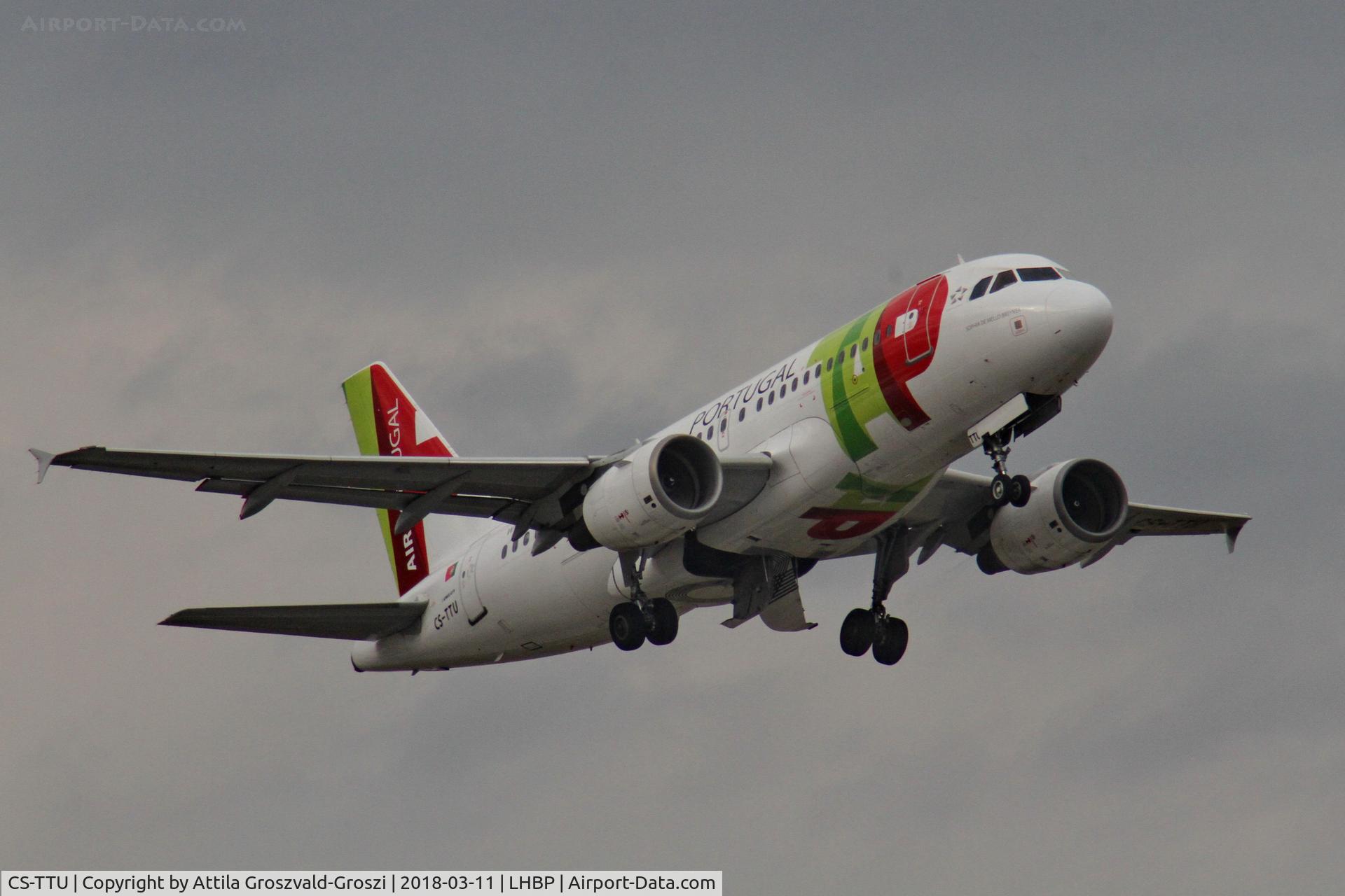 CS-TTU, 2002 Airbus A319-112 C/N 1668, Budapest Ferihegy International Airport, Hungary