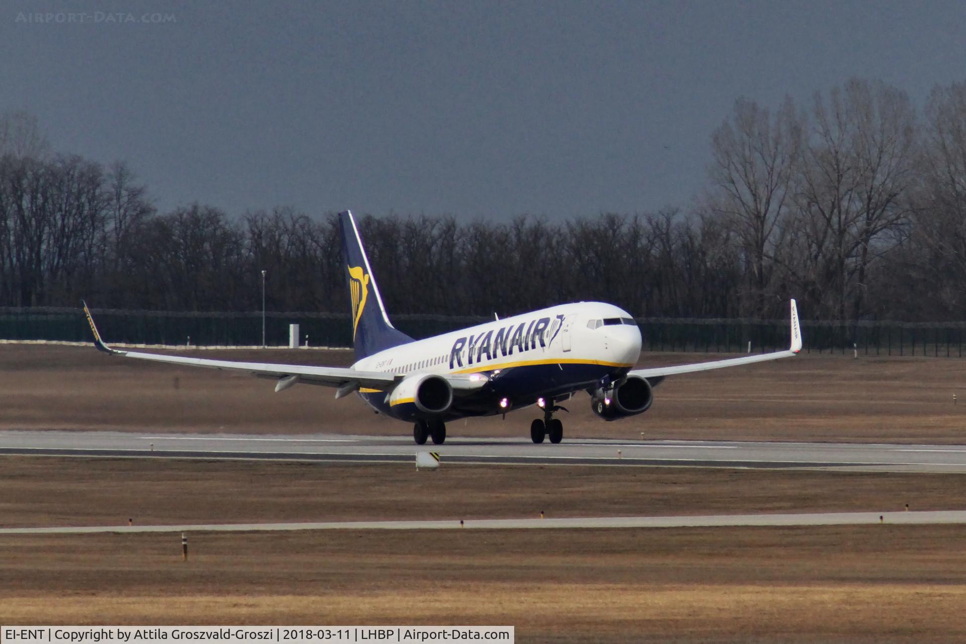 EI-ENT, 2010 Boeing 737-8AS C/N 35040, Budapest Ferihegy International Airport, Hungary