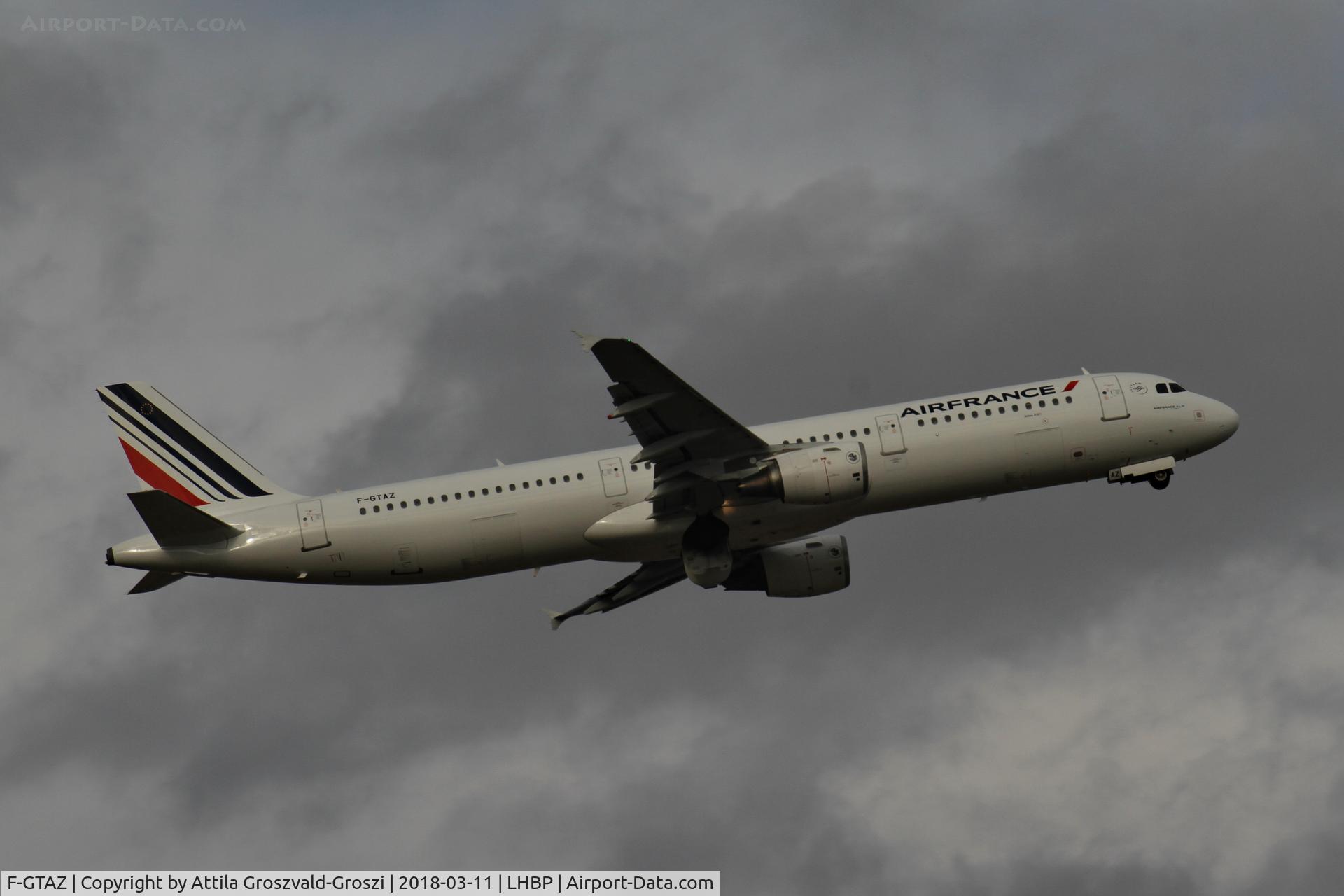 F-GTAZ, 2011 Airbus A321-212 C/N 4901, Budapest Ferihegy International Airport, Hungary