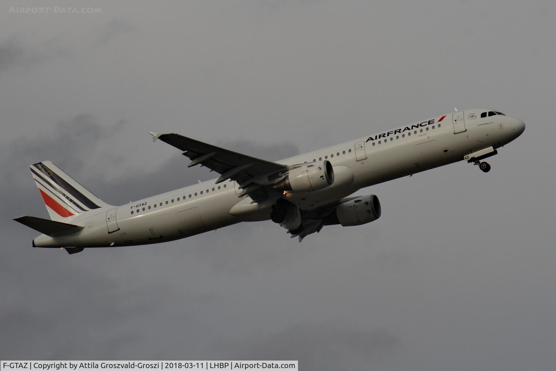F-GTAZ, 2011 Airbus A321-212 C/N 4901, Budapest Ferihegy International Airport, Hungary