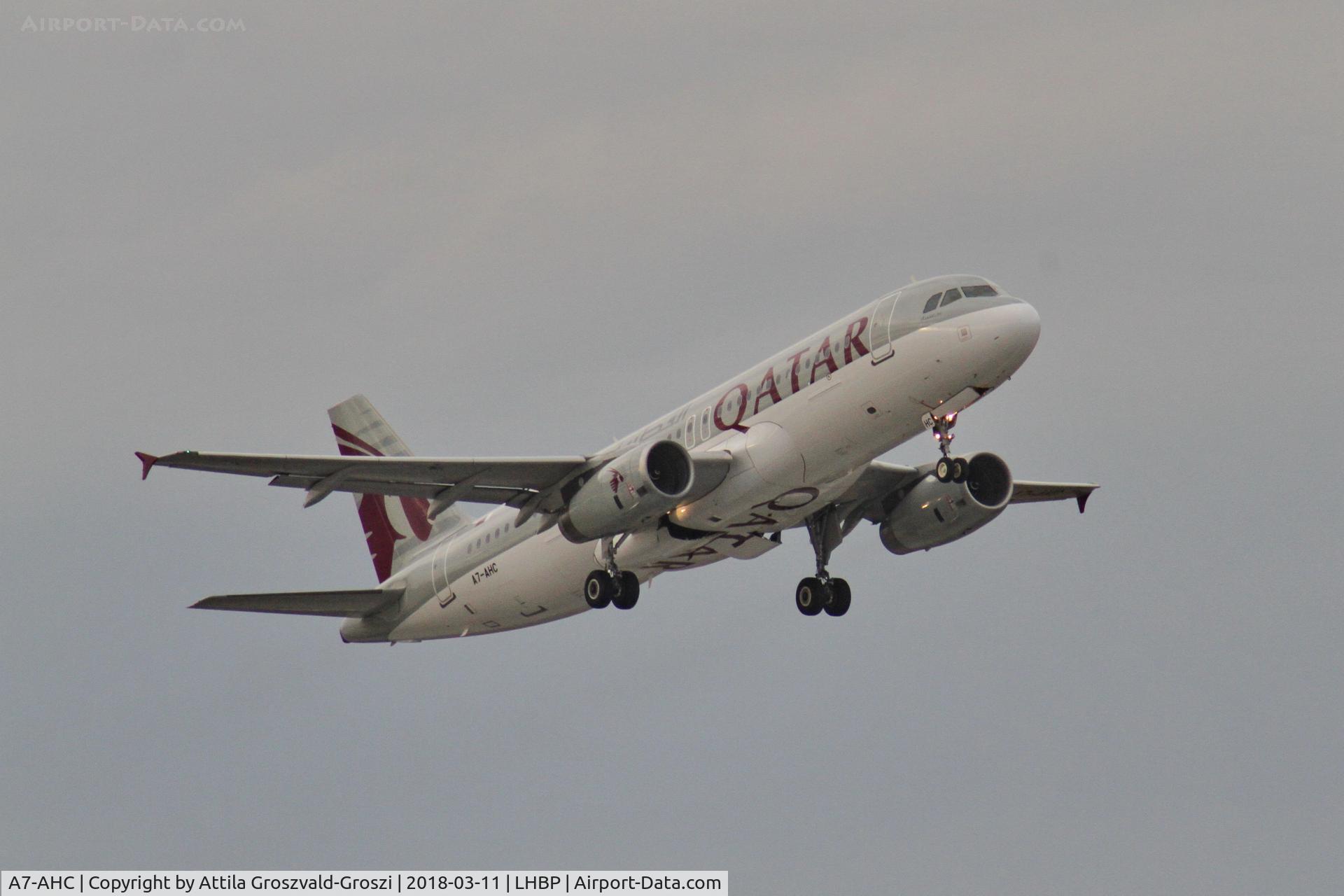 A7-AHC, 2010 Airbus A320-232 C/N 4183, Budapest Ferihegy International Airport, Hungary