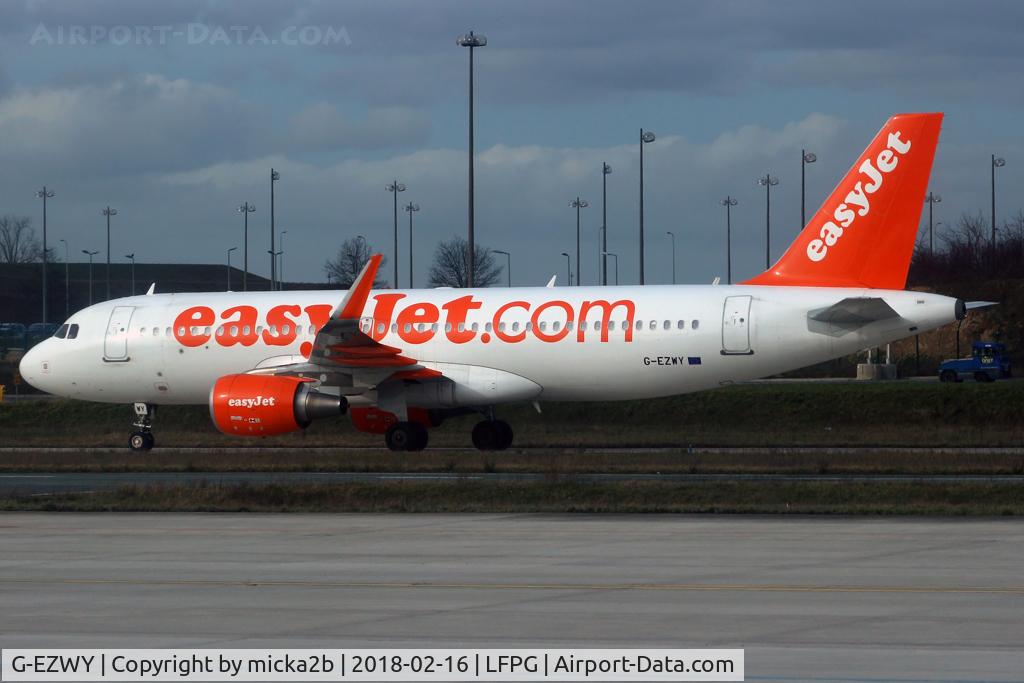 G-EZWY, 2014 Airbus A320-214 C/N 6267, Taxiing