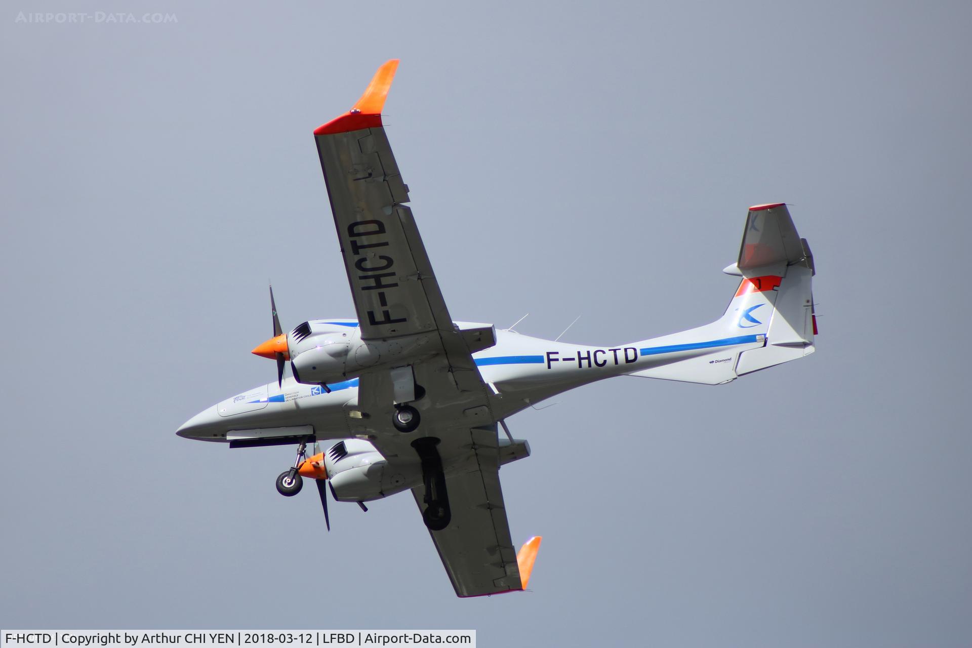 F-HCTD, 2008 Diamond DA-42 Twin Star C/N 42.359, ENAC Diamond DA-42 at BOD