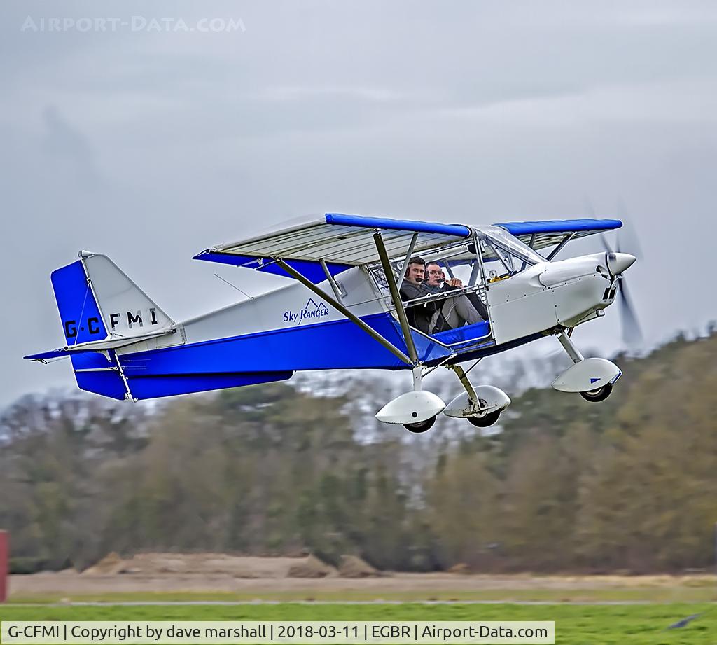 G-CFMI, 2008 Skyranger 912(1) C/N BMAA/HB/580, Up and away