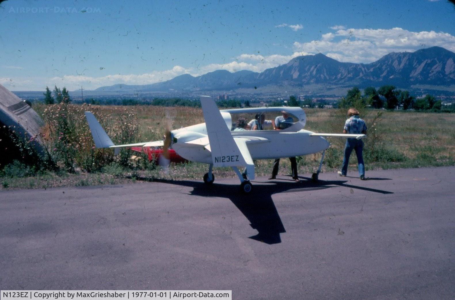 N123EZ, 1978 Rutan VariEze C/N 802, 1978 Rutan VariEze