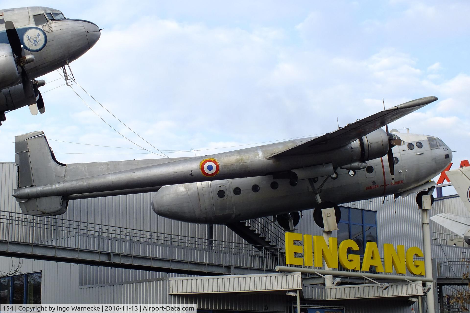 154, Nord N-2501 Noratlas C/N 154, Nord N.2501 Noratlas at the Technik-Museum, Speyer