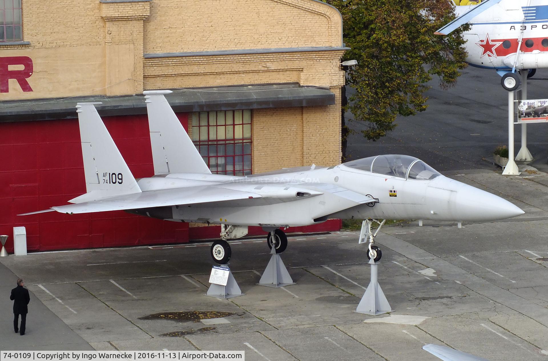 74-0109, 1974 McDonnell Douglas F-15A Eagle C/N 0083/A070, McDonnell Douglas F-15A Eagle at the Technik-Museum, Speyer