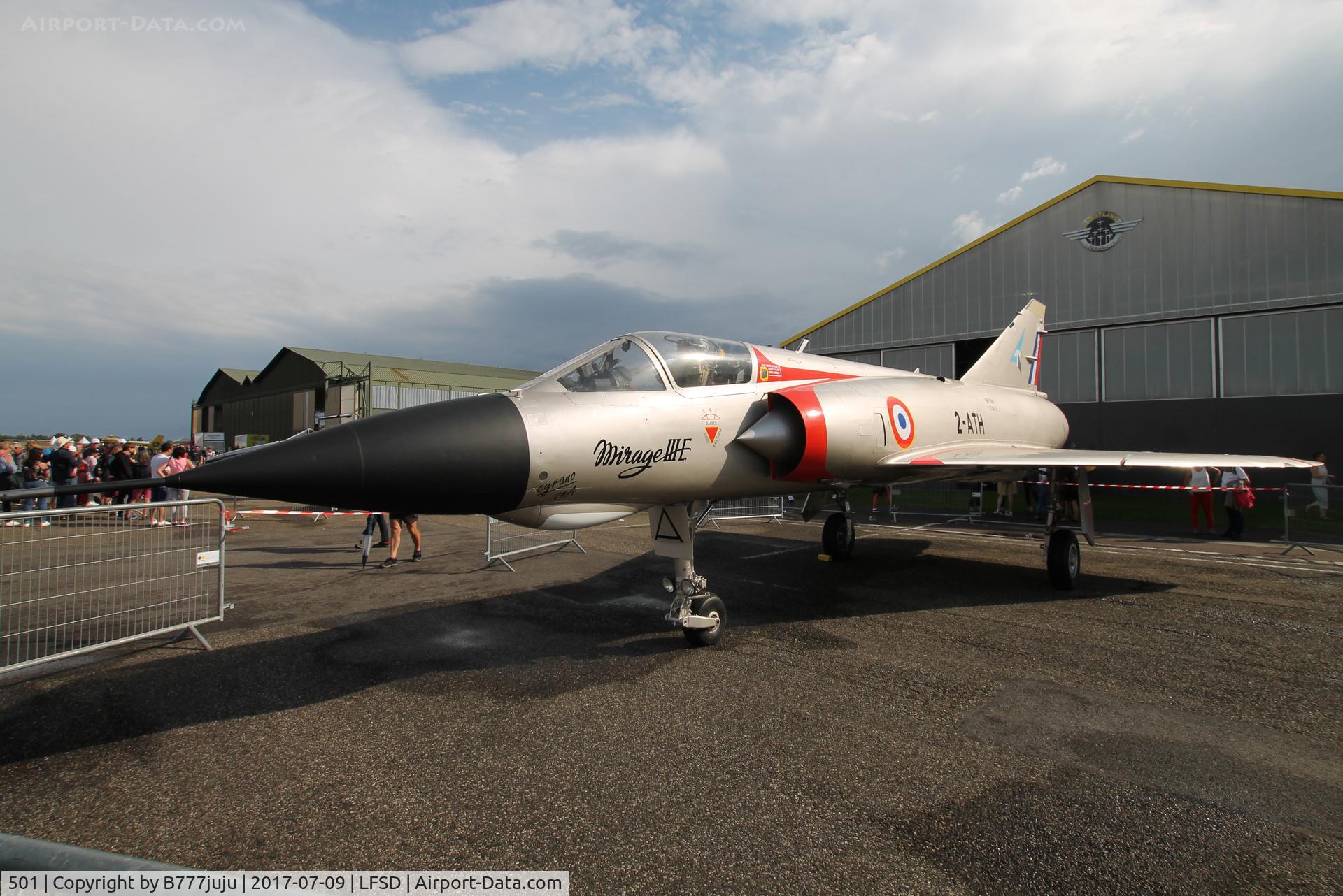 501, Dassault Mirage IIIE C/N 501, at Dijon
ex Albert Udezo cartoonist of 