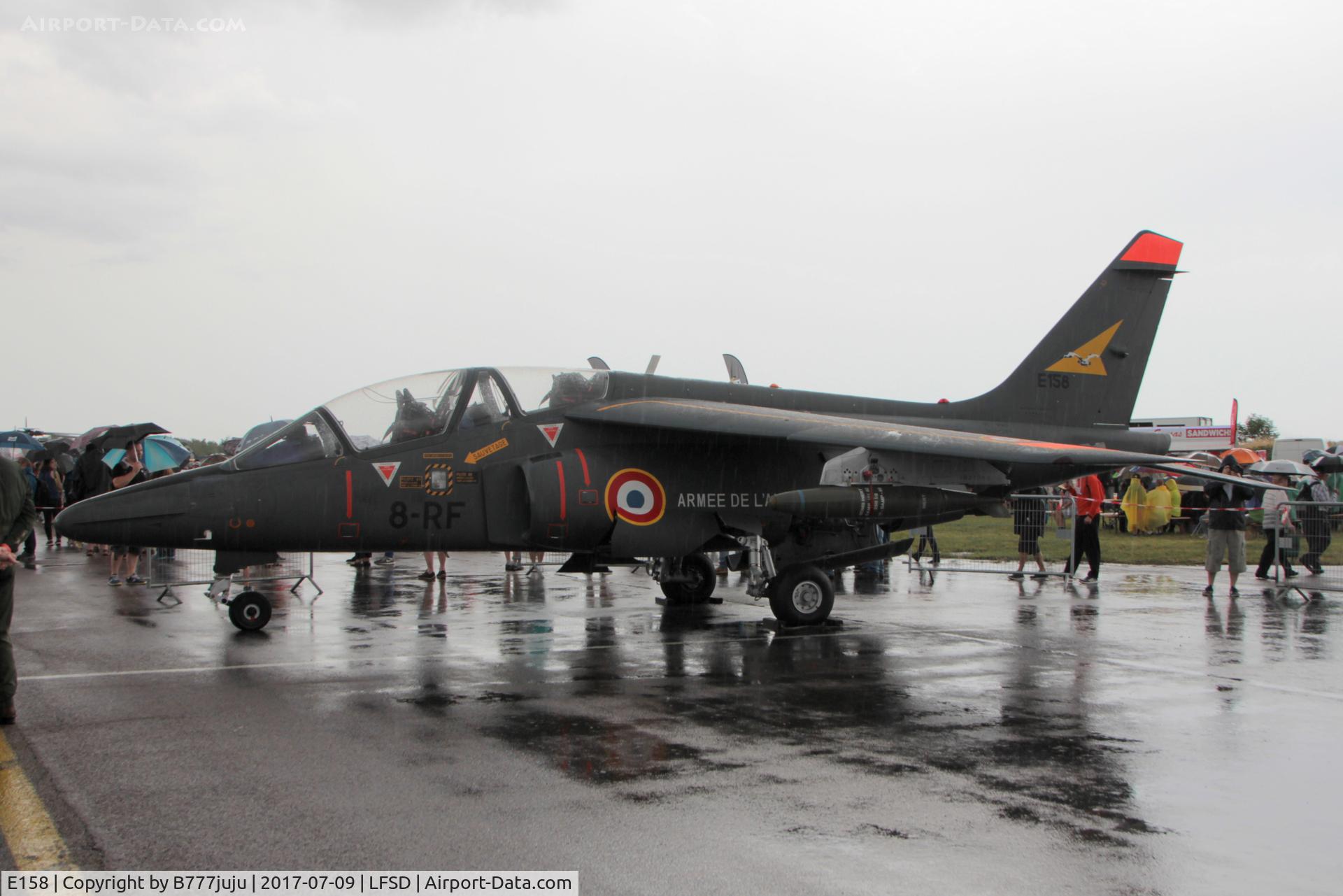 E158, Dassault-Dornier Alpha Jet E C/N E158, come back on training squadron