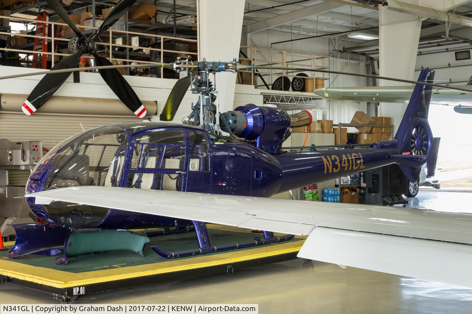 N341GL, 1978 Aerospatiale SA-341G Gazelle C/N 1413, Aerospatiale SA.341G Gazelle at Kenosha Regional Airport