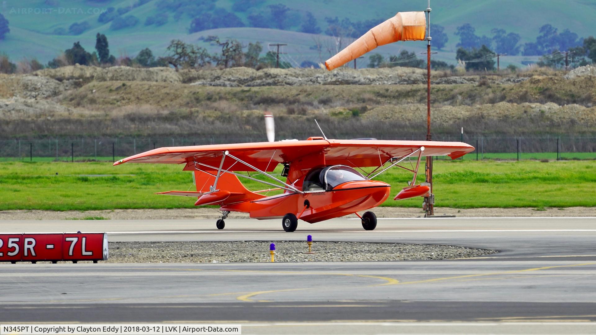 N345PT, 2015 Progressive Aerodyne Searey LSX C/N 1LK533C, Livermore Airport California 2018.
