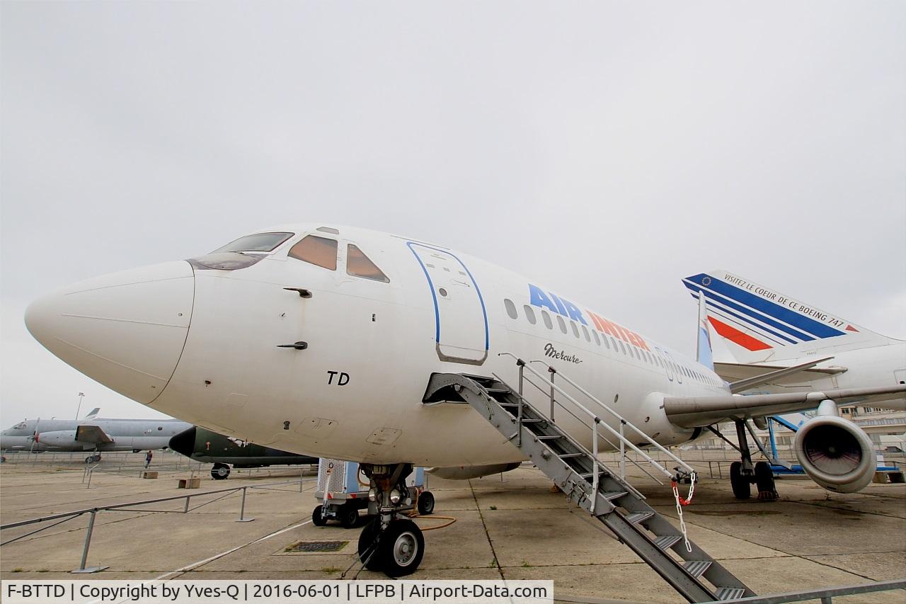 F-BTTD, 1973 Dassault Mercure 100 C/N 4, Dassault Mercure 100, Air & Space Museum Paris-Le Bourget (LFPB-LBG)