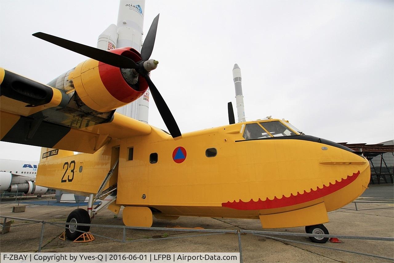 F-ZBAY, Canadair CL-215-I (CL-215-1A10) C/N 1023, Canadair CL-215-1A10, Air & Space Museum Paris-Le Bourget (LFPB)