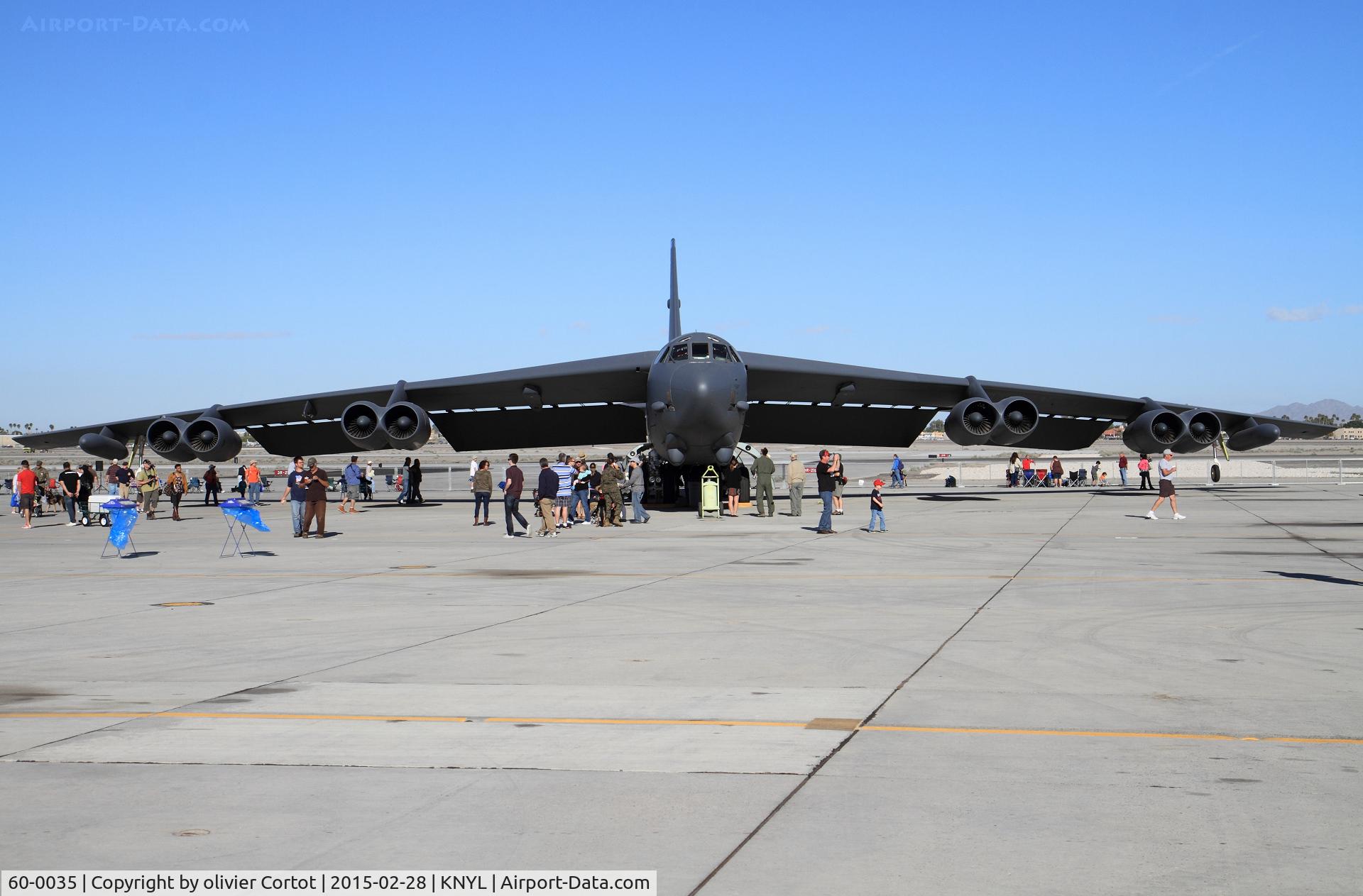 60-0035, 1960 Boeing B-52H Stratofortress C/N 464400, front view