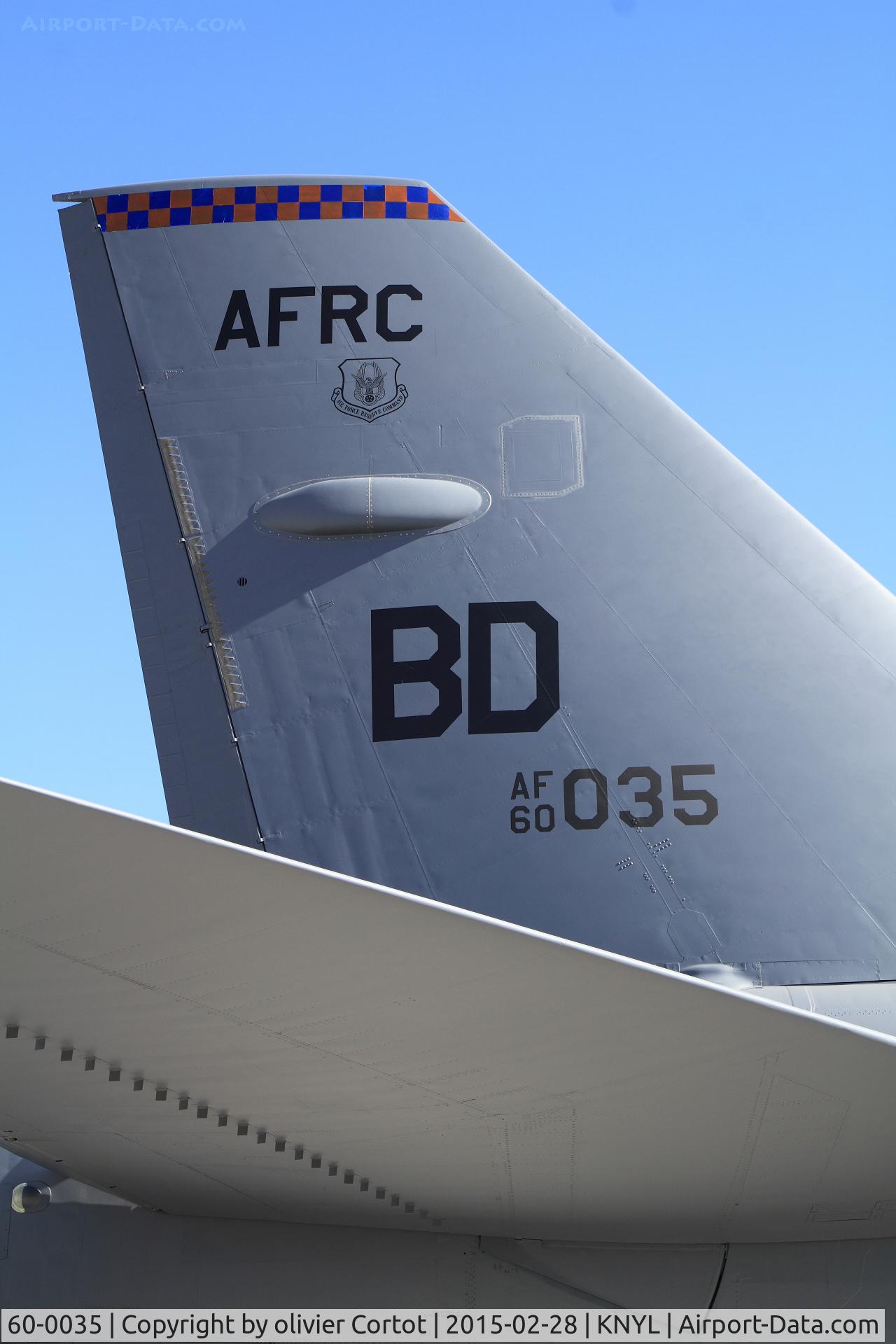 60-0035, 1960 Boeing B-52H Stratofortress C/N 464400, the tail