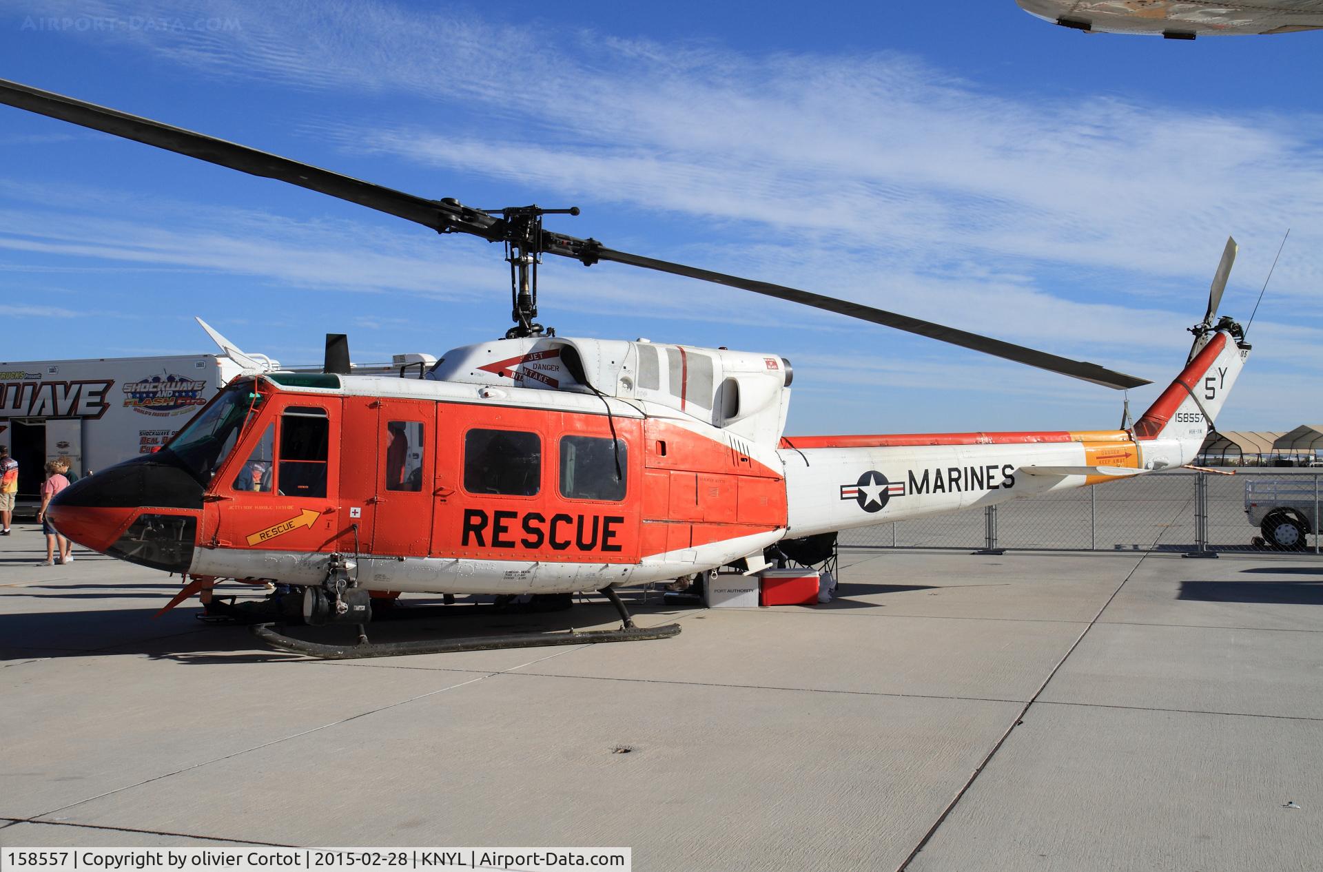158557, Bell HH-1N Iroquois C/N 31642, Yuma airshow static display