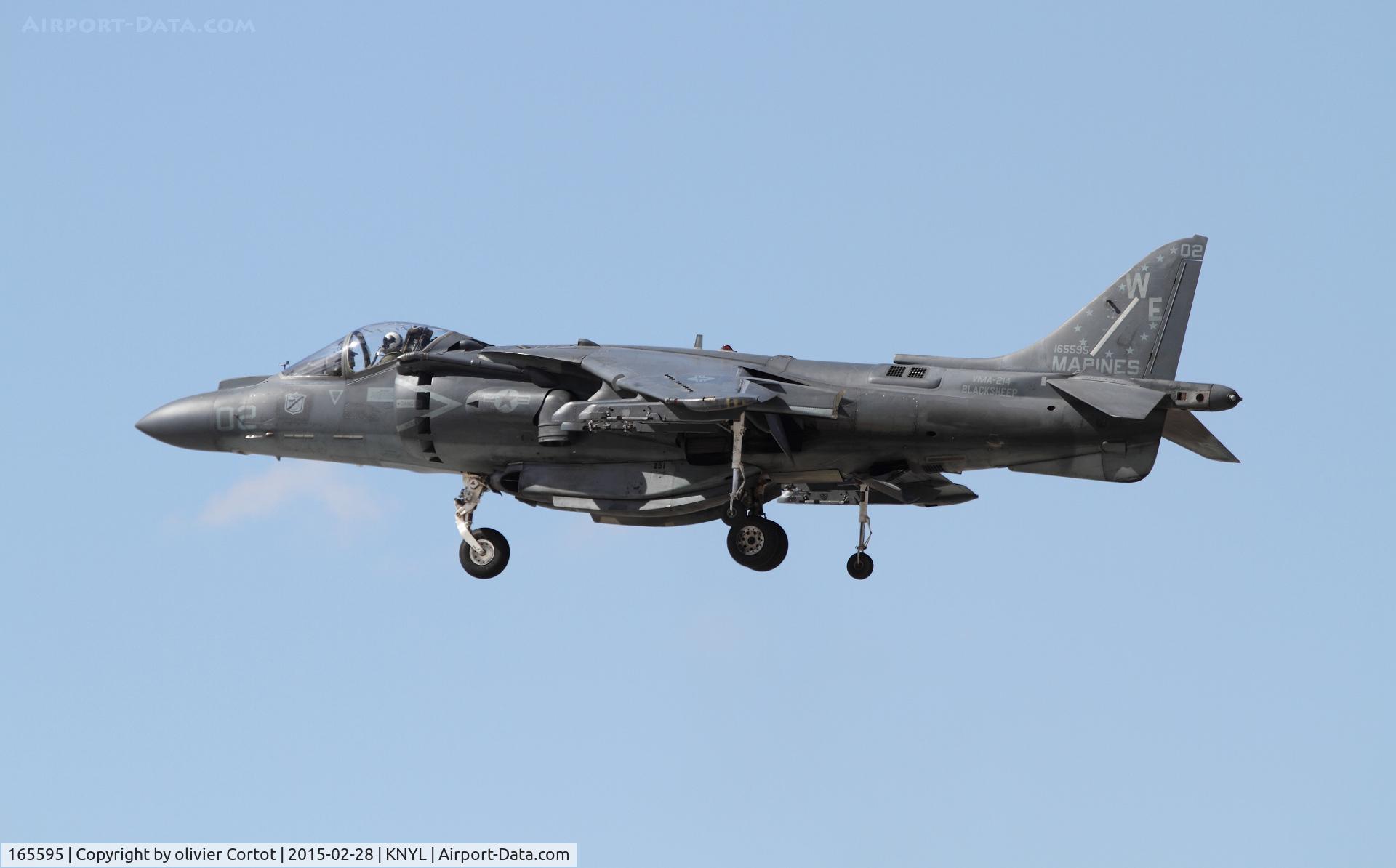 165595, Boeing AV-8B+(R)-27-MC Harrier II Plus C/N B333, Yuma airshow