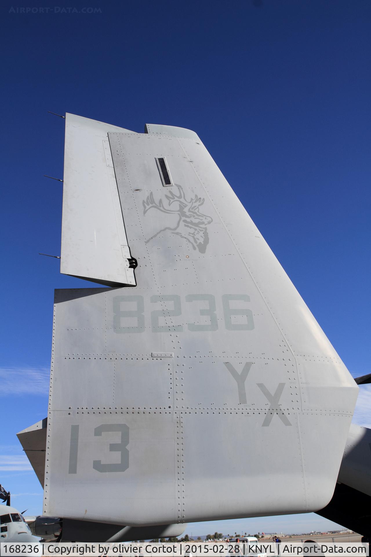 168236, Boeing MV-22B Osprey C/N D0186, the tail