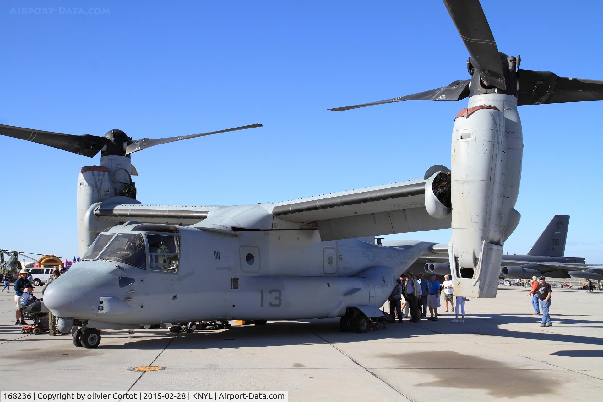 168236, Boeing MV-22B Osprey C/N D0186, Yuma static display