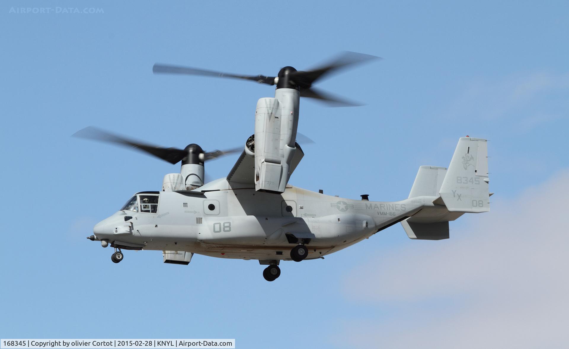 168345, Bell-Boeing MV-22B Osprey C/N D0248, about to land