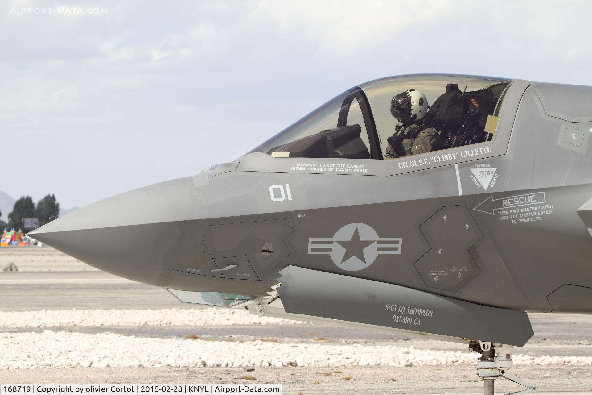 168719, 2012 Lockheed Martin F-35B Lightning II C/N BF-21, the nose