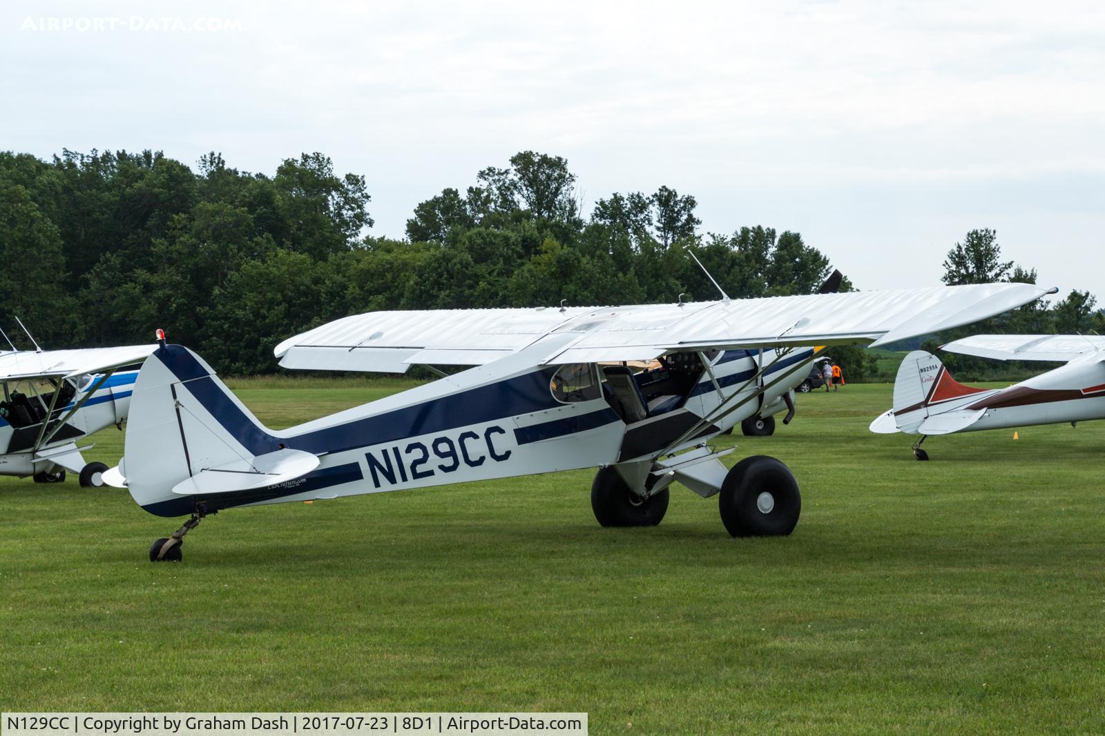 N129CC, 2002 Piper/cub Crafters PA-18-150 C/N 9951CC, Cub Crafters PA-18 at New Holstein, WI.